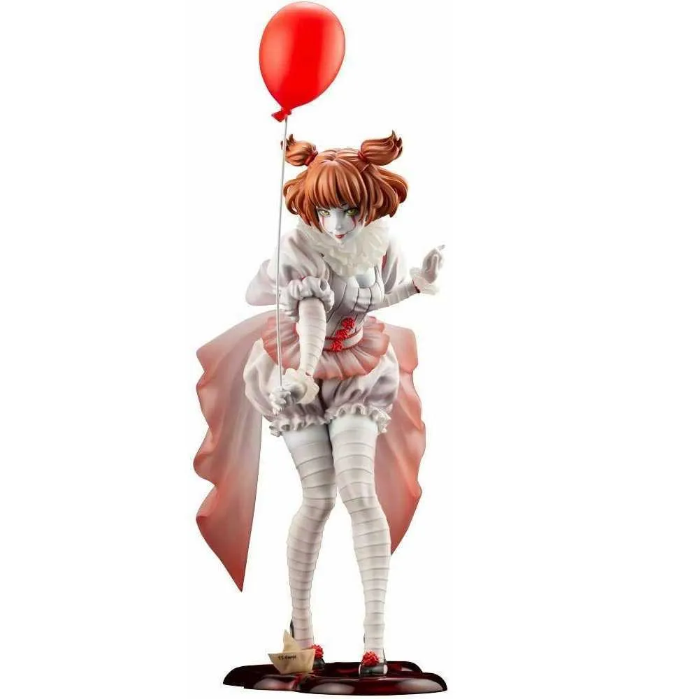 Anime Figure HORROR Bishoujo IT Pennywise 17 Scale PVC Action Figure Collection Model Toys Doll Gift Q07221719821