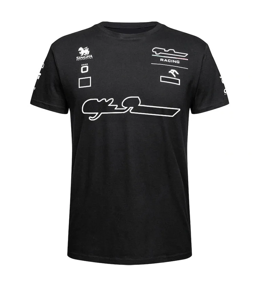 T-shirt da corsa coppie estive della squadra di Formula 1 F1 Sia la stessa personalizzazione