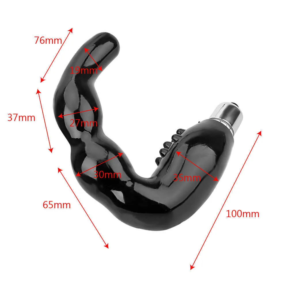 마사지 항목 G-Spot Vibrator 남성 자위 행위 아날 엉덩이 플러그 C 타입 섹시한 장난감 맨 전립선 마사지 제품