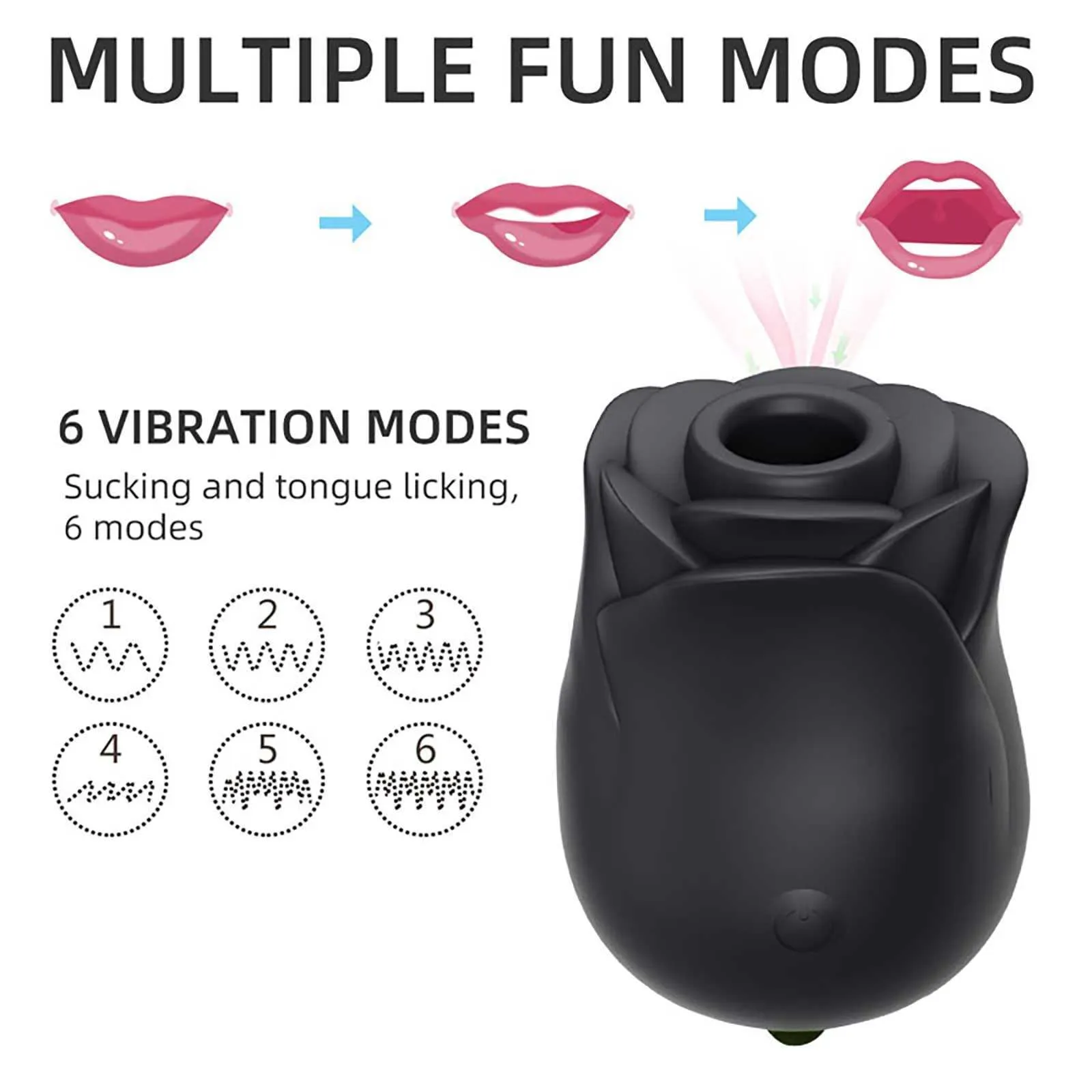 Stil Vibrator Zunge Rose leckt Blowhob Nippel Sauger klitoris masturbieren erotische Erwachsene für Frauen 210618252o