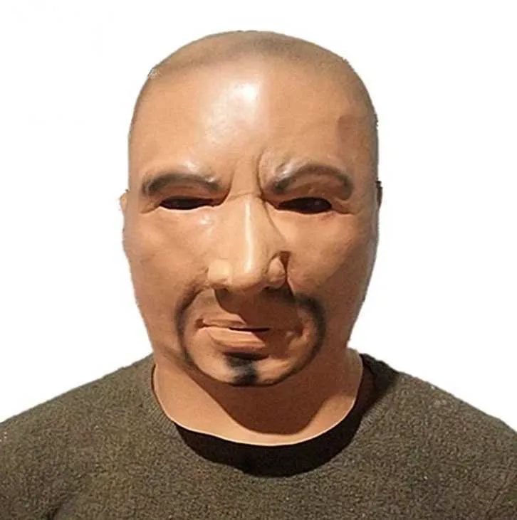 Egujiwa Latex-Maske (alte Dame) – Halloween & Kostümparty Maske, Atmungsaktiv, Für Kopfumfang 55–63 Cm