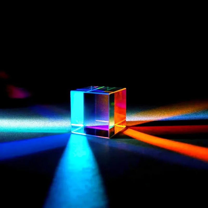 光学ガラスキューブ18mmカラープリズムディクロイックXcube 6sides diy light cube prism pographaccessories beam combiner l022658944629314894