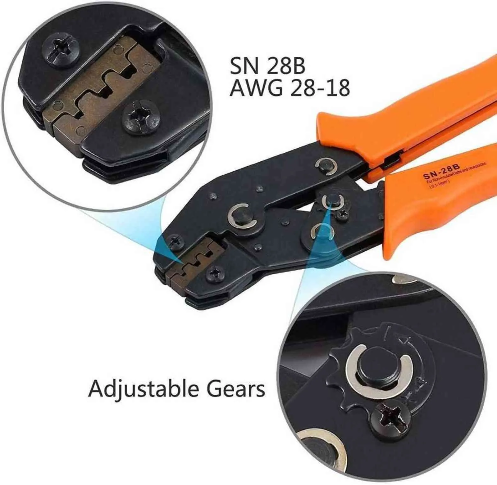 SN-28B+dupont crimping tool pliers terminal ferrule crimper wire hand tool set terminals clamp kit tool 211110