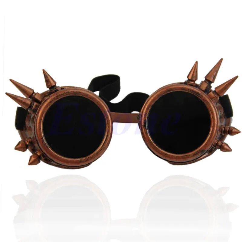 Vintage vitoriano gótico cosplay steampunk óculos de soldagem punk q1fa231q