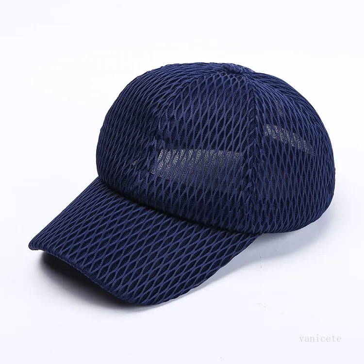 Håled out mesh cap favorit kvinnor sommar sol toppad utomhus mode hästsvans kepsar andas casual boll hatt t2i52279