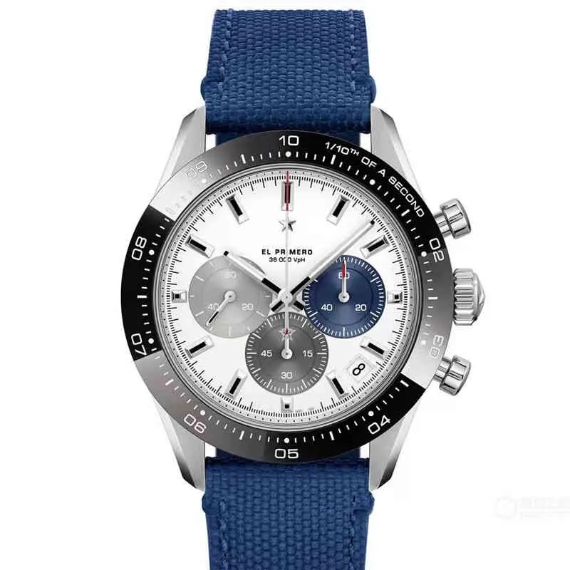 Reloj de hombre de acero inoxidable de marca 2022, reloj de pulsera de nailon para mujer con cronógrafo de 6 agujas, multifunción, de negocios, a la moda, con fecha