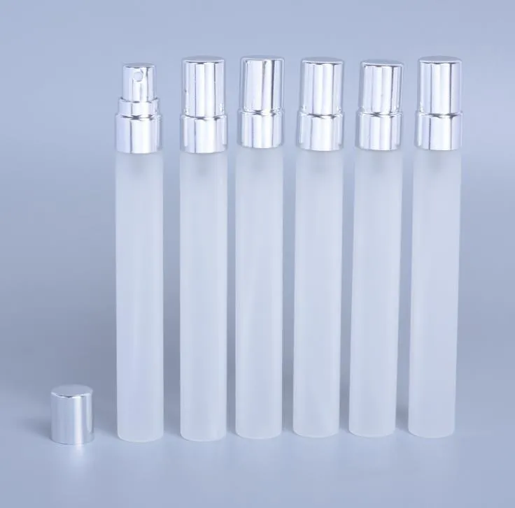 20 ml Frostat glas Spray Bottle Refillerbar Parfym Atomizer Tunna glas Parfymflaskor 20cc Provpaketflaskor sn164