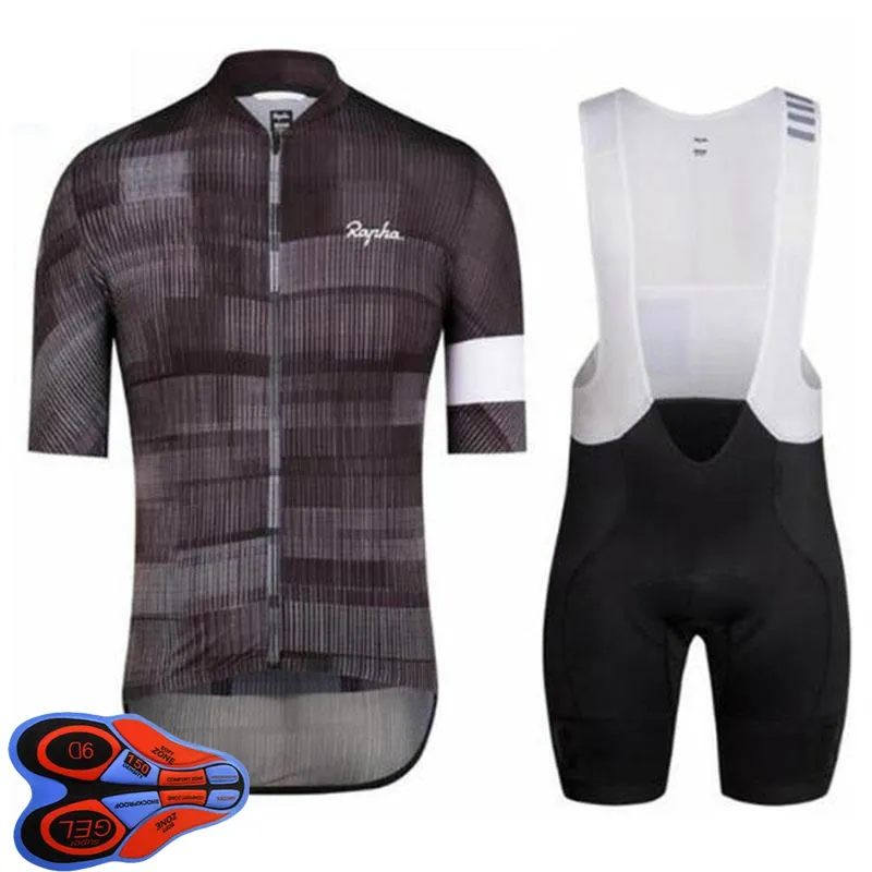 2021 RAPHA Team Radfahren Kurzarm-Trikot-Shorts-Set Fahrradbekleidung Sommeroberteile Atmungsaktive, schnell trocknende Kleidung U200420113087