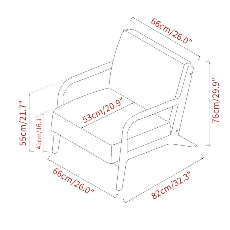 Jacquard Armchairカバーソファーカバーノルディックアクセントチェアリビングルーム用ラウンジ用スリップカバーシングルプロテクターホームデコレーション2202228061927