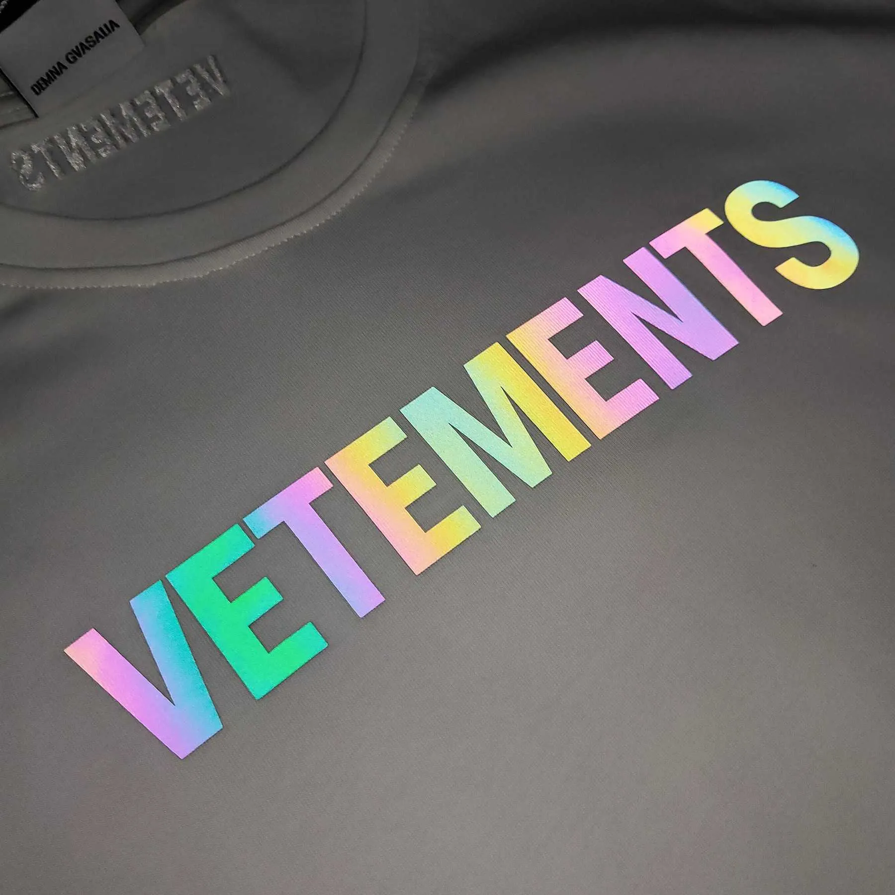 Vetements T-shirt Män kvinnor 1: 1 Heterokromism av hög kvalitet.