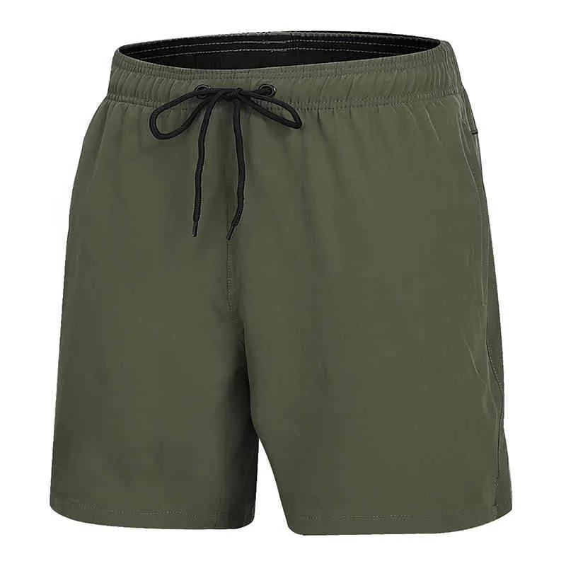 Escatch Brand Herren-Stretch-Badehose, schnell trocknende Strandshorts mit Reißverschlusstaschen und Netzfutter ES801