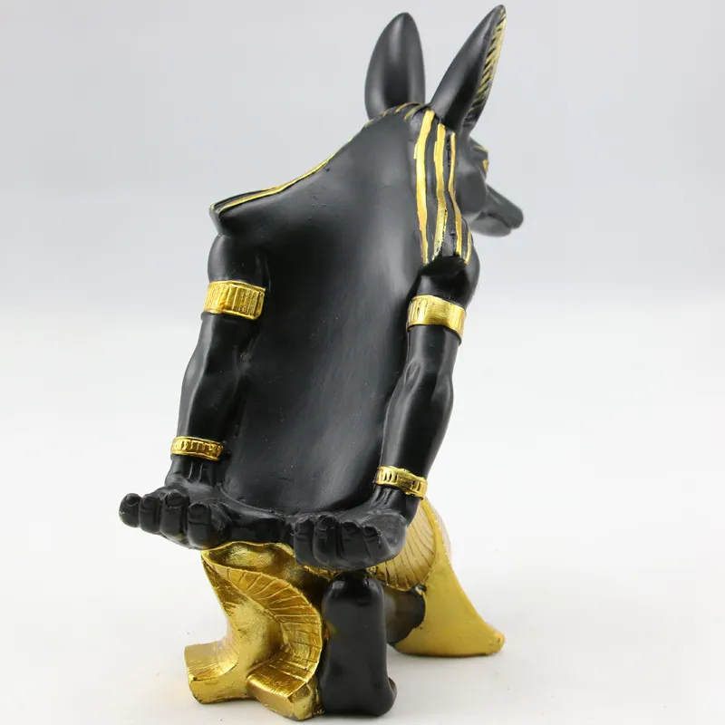 Support de bouteille de vin égyptien, comptoir de bouteille, Anubis Bastet, Statue artistique, support de rangement Design