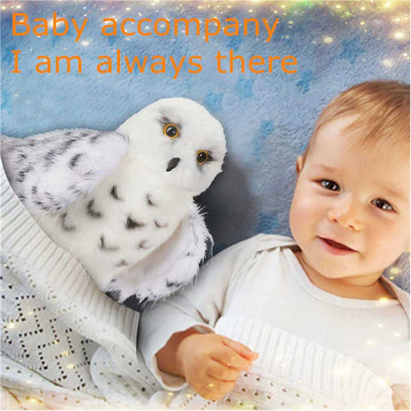 12 Zoll Premium -Qualität Douglas Wizard Snowy White Plush Hedwig Owl Toy Potter niedliche gefüllte Tierpuppe Kinder Geschenk 2107284476787