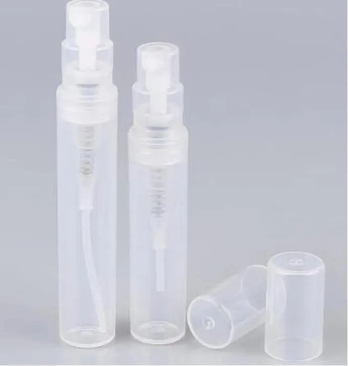 2ml 3ml 4ml 5ml Small Plastic Perfume Spray Bottle Clear Sample Mist Sprayer Atomizer Pump Perfume Bottle