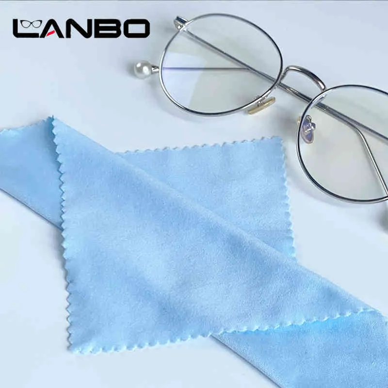 100 Teile/los 15x15CM Objektiv Kleidung Brillen Zubehör Sauberes Tuch Mikrofaser Sonnenbrillen Brillen Kamera Gläser Staubtücher Tücher