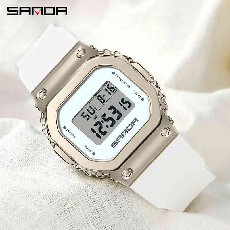Sanda Luxury Women039s Watches Fashion Casual LED Electronic Digital Watch Male Ladies Clock Wristwatch Relogio Feminino 9006 28672554