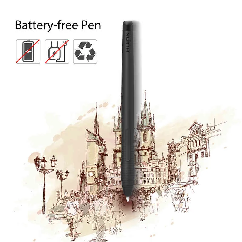 HUION H430P Digital s Micro USB Signature Graphics Drawing Pen OSU Game Tablette sans batterie