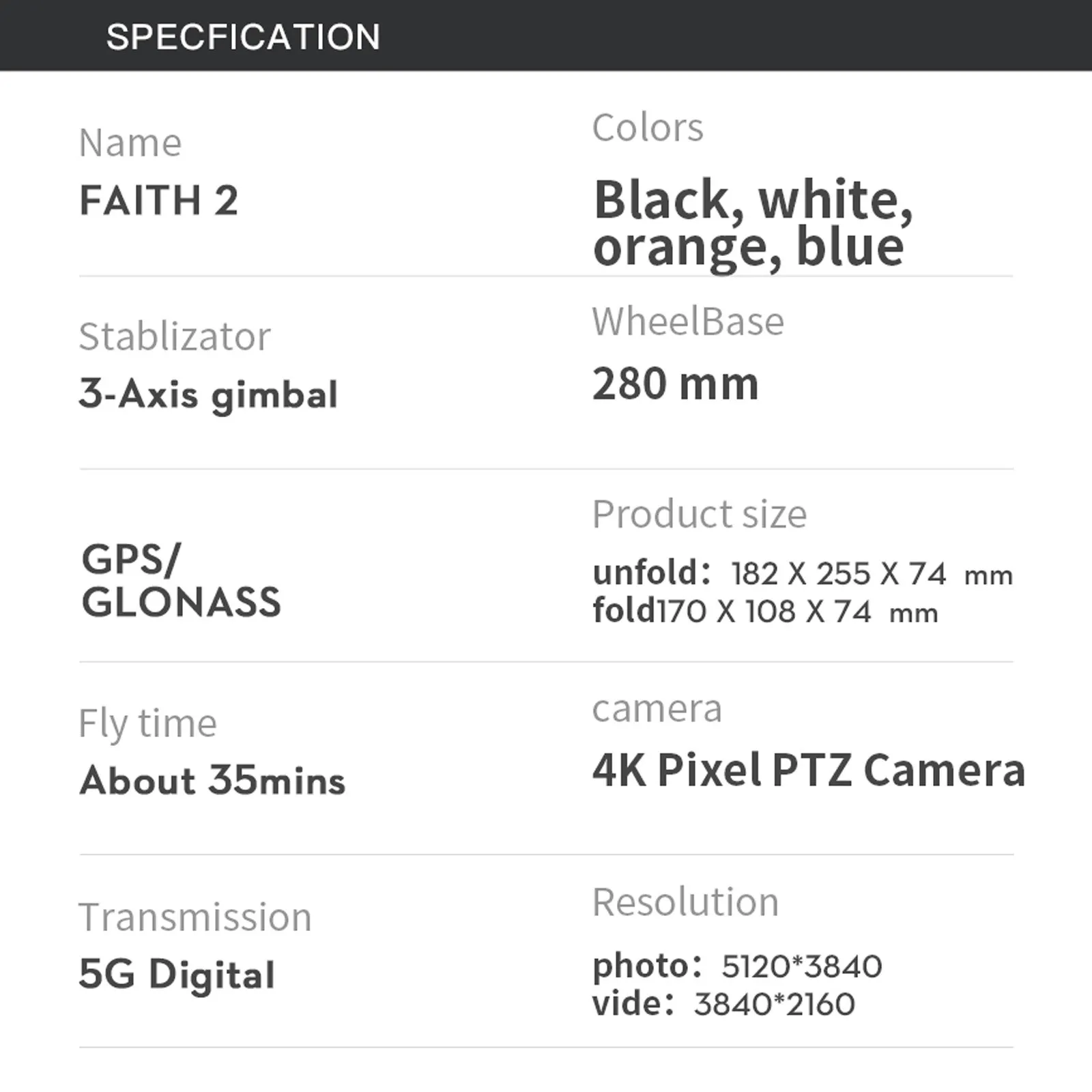 Drone GPS 5G WIFI 5KM FPV avec caméra 4K HD, cardan stable à 3 axes, mode de maintien élevé, bras pliable, drone RC quadrirotor, vol de 35 minutes