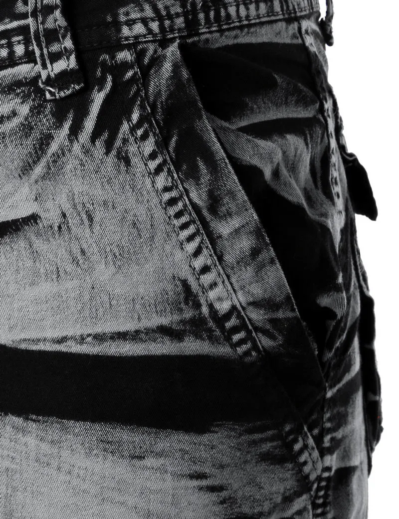 رمادي كامو البضائع السراويل الرجال رجل قصير السراويل مريحة برمودا الغمد استرخاء صالح متعدد جيوب pantalon كورتو هومبر
