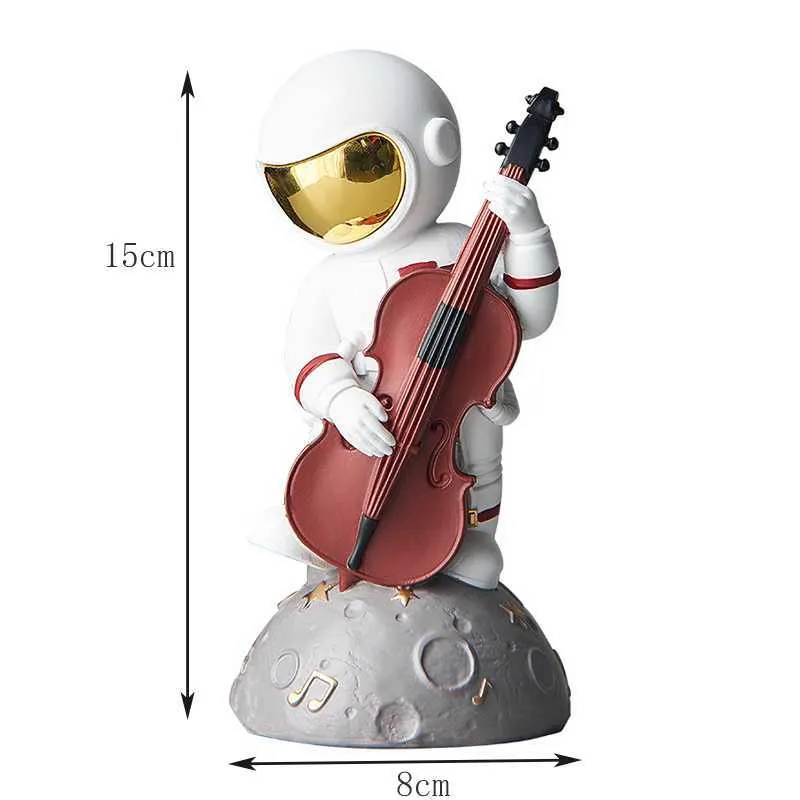 Мини-садовые аксессуары, украшения для дома, персонажи из смолы, фигурки астронавтов на Хэллоуин, гостиная, космический человек, рождественский декор 21199S