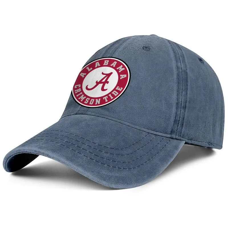 Stijlvolle alabama olifant logo Unisex denim baseball pet golf gepersonaliseerde hoeden voetbalteam Alabama cool American vintage footbal304Q