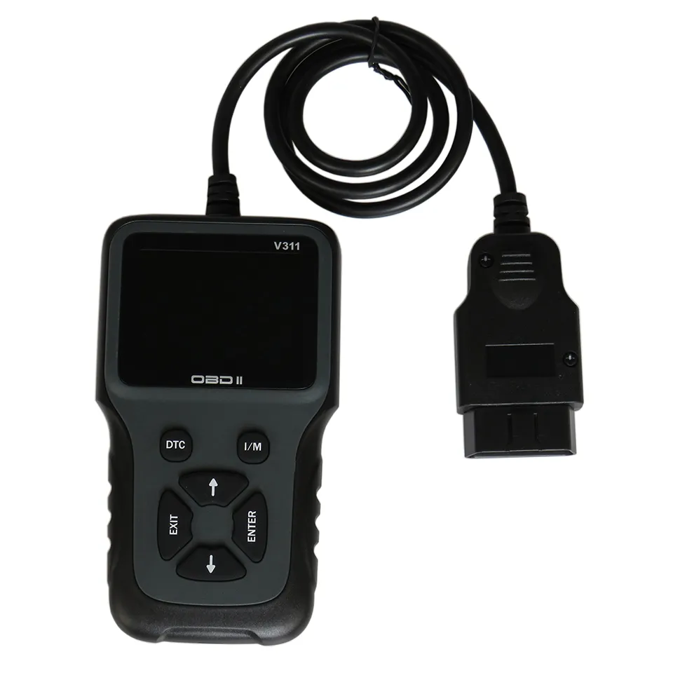 Scanner de diagnostic de voiture portable OBD2 V311 Professional Auto multifonction OBD 2 outils LCD Afficher les lecteurs de moteur de voiture 