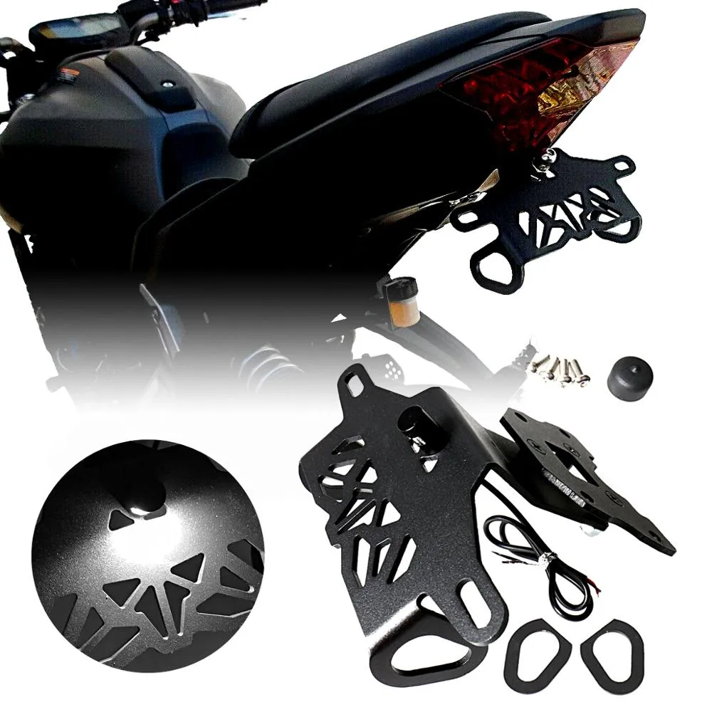 Porta della targa LED LED LED Yamaha MT07 FZ07 MT07 FZ07 2014 15 16 17 18 19 2020 MOTORCYCLE Codice Tidy Fender Eliminator8327795