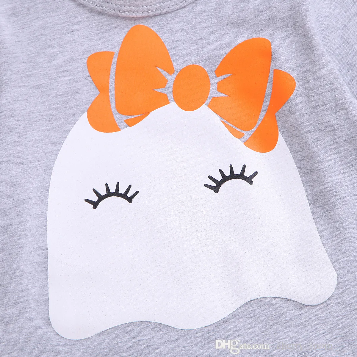 Crianças Roupas de Halloween Conjuntos Bebê Meninas Engraçado Impressão dos Desenhos Animados de Manga Longa T-shirts + Calças Longas Suits Kids Casual Outfits S1405