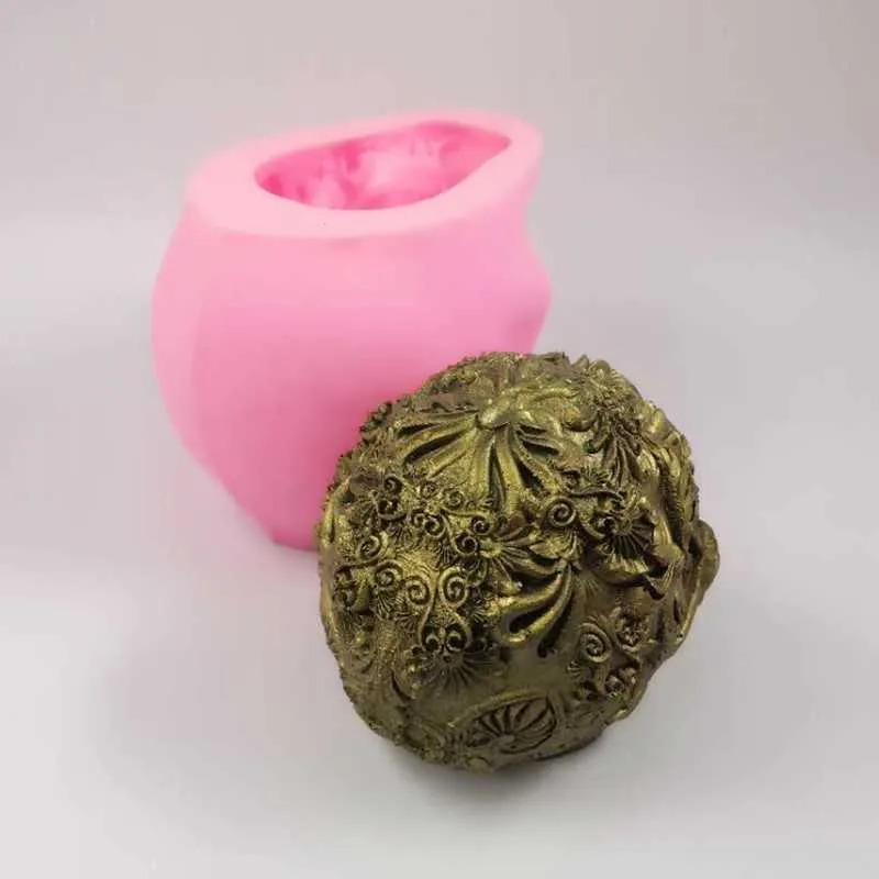 3D трехмерный рельефный цветок, череп, силиконовая форма для изготовления свечей, смола, форма для украшения шоколадного торта, пищевая форма 2201108140501