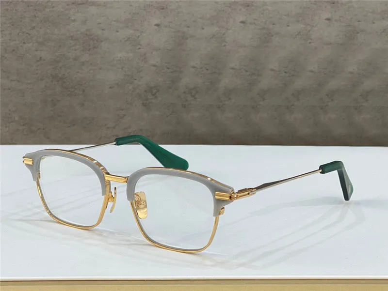 Nouveau design de mode hommes lunettes optiques TYPOGRAPH K or cadre carré vintage style simple lunettes transparentes de qualité supérieure clair le293l