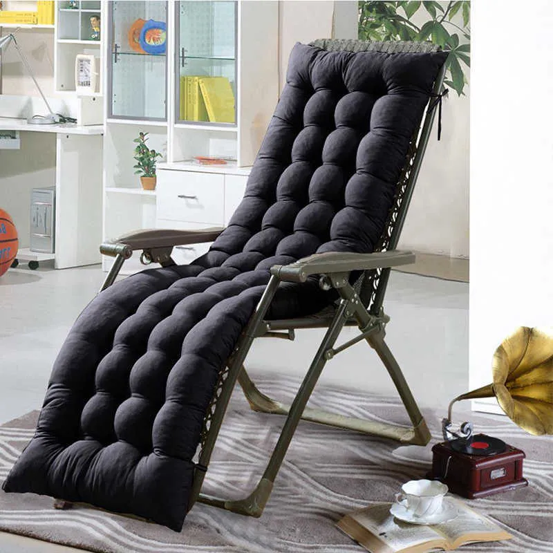 Kussen mat voor fauteuil stoel stoel stoel vouwen dikke tuin zon lounge zitkussen sofa tatami mat kussen kussen geen stoel 210716