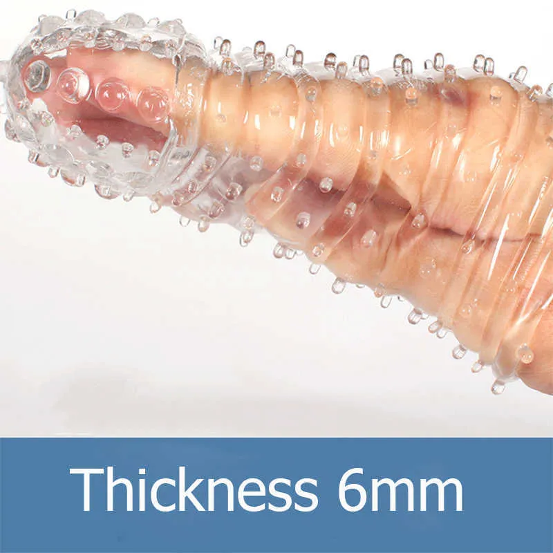 Itens de massagem 3 Tipo Transparente Reutilizável brinquedo Penis Manga Extensor Masculino Atraso Ejaculação Vibrador Bainha Massageador Anel Peniano Sexy To6046251