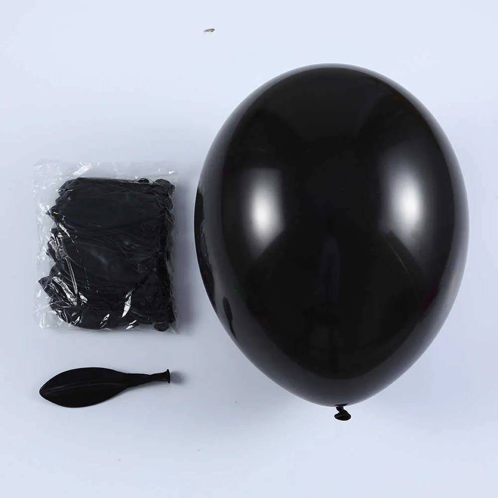 balon kemer çelenk kiti krom altın lateks siyah balonlar düğün bebek gösterisi doğum günü globos süslemeleri 210719221j
