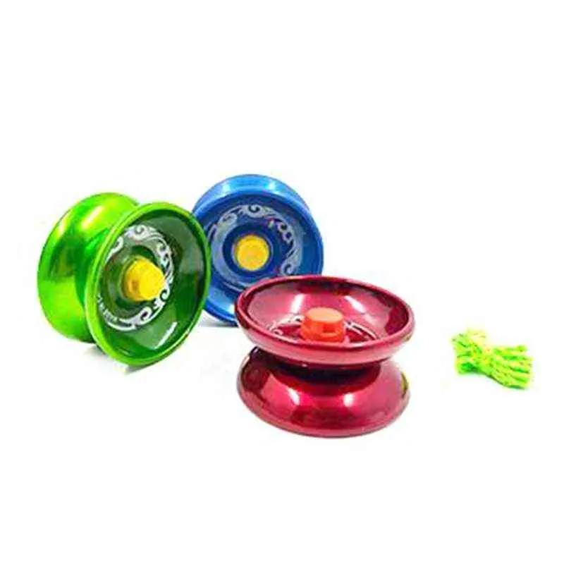 Responsive Trick Yo-Yo Toy Montessori Education Magical Ball mit String Bear chinesische Yo-Yo-Taschen G1125