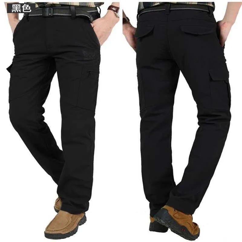 Pantalones de carga tácticos para hombre de verano Multi-Pockett Elasticidad Senderismo Ejército Joggers Pantalón Hombre Transpirable Suelto Pantalones casuales 210603