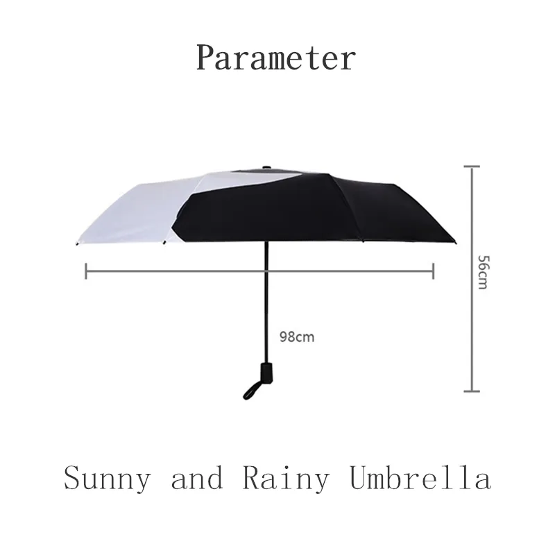 New Windproof Travel Umbrella Sunshade UV Gift Parasol Women And Man Compact Portable Folding Rain Umbrellas for Outdoor