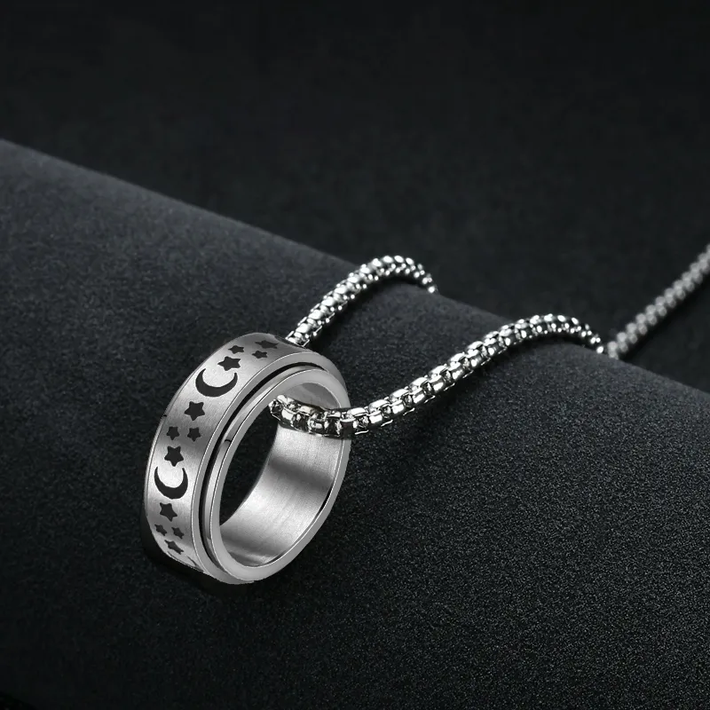 Anéis de ansiedade giratórios para mulheres, giram livremente, acessórios antiestresse, joias, novo padrão de tendência, aço inoxidável, joalheiro 4822400