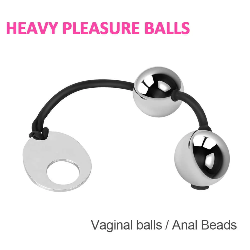 Ben Wa Balls Analkugeln Erwachsene Produkte Erotische gewichtete Vaginalkugeln Chinesische Geisha Kegel Exerciser Sexspielzeug für Frau Metall P0816