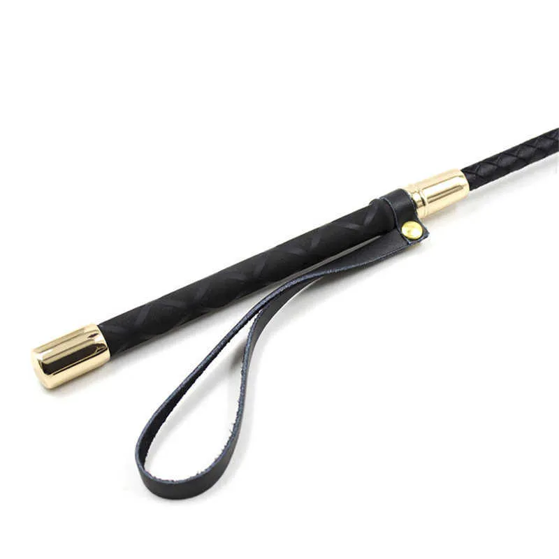 60cm BDSM Leather Fetish Flirt Sex Whip Sex Toys For Couples Sexy Products Spanking Paddle Bondage Flogger Adult Games Cosplay P0816