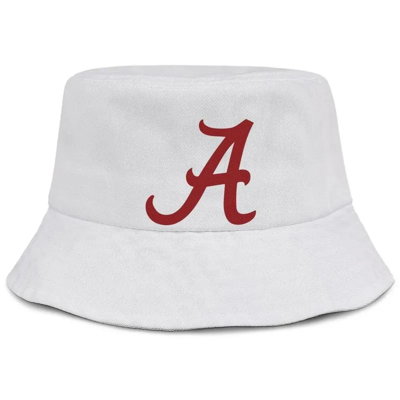 Mode Alabama Crimson Tide Football Logo Unisex Foldbar Bucket Hat Sports Personlig Fisherman Beach Visor säljer Bowler Cap P290W
