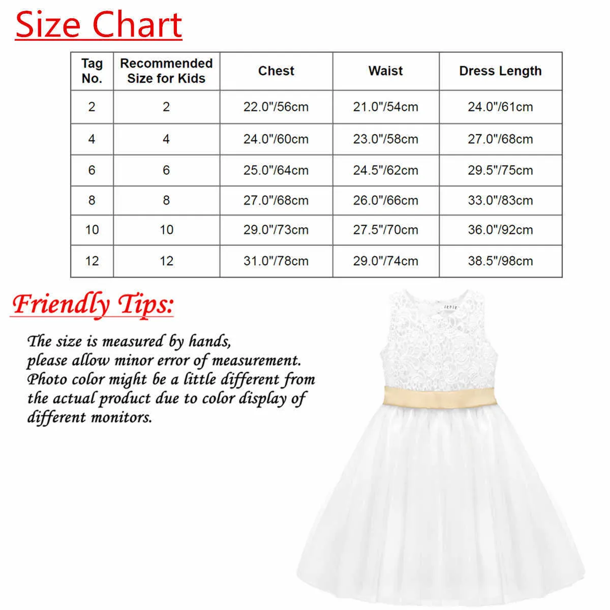 Oyolan Fleur Robe De Mariée Blanc Première Communion Formelle Dentelle Princesse Robe De Bal Longues Robes Enfants Soirée Robe Formelle pour Weddi Q0716