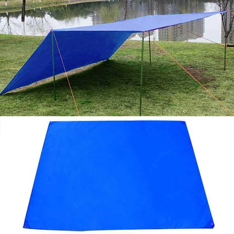 Tente bâche auvent pare-soleil abri de pluie plage Camping pique-nique tapis résistant à l'humidité B2Cshop Y0706