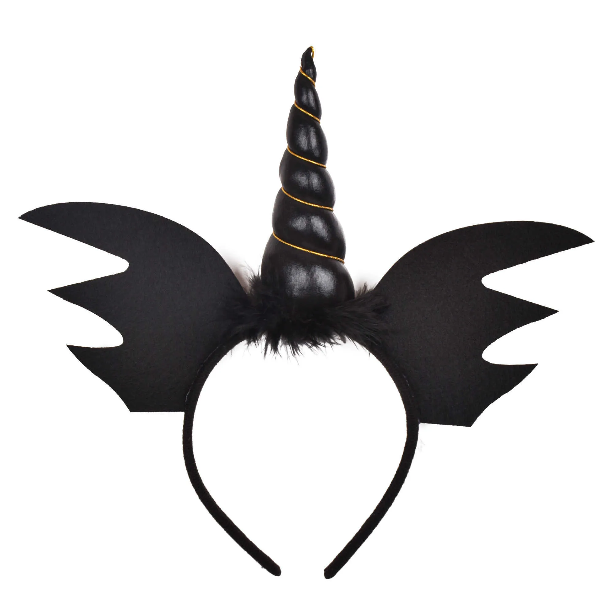Costume da tutu da strega nera ragazze Abiti da tutu cosplay con ali capelli Bambini Costumi di Halloween Abiti Abiti set 0-12Y X0803