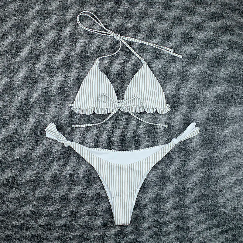 Plus Size Sexy Bikini Bademode Frauen Badeanzug Hohe Taille Bikinis Set Beachwear Badeanzug Brasilianische Biquini Zwei Stück 210702