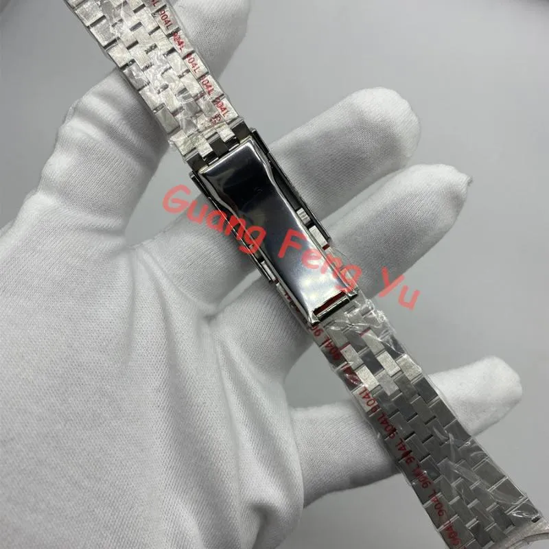 Bandas de reloj La correa de acero 904L original de fábrica M126334 es aplicable Código de hebilla 5LX258t