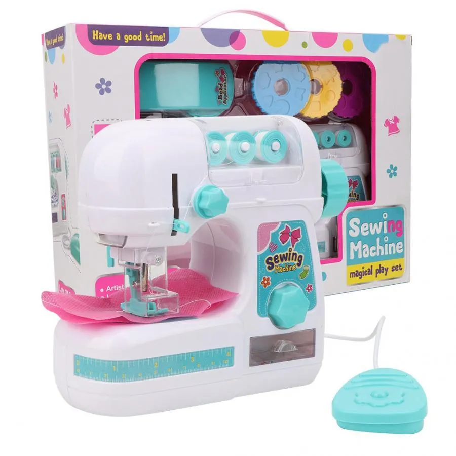 Accessoires de jeu de maison de jeu pour enfants, série de simulation de petits appareils électriques, jouet de maison pour filles, machine à coudre pour enfants 210312