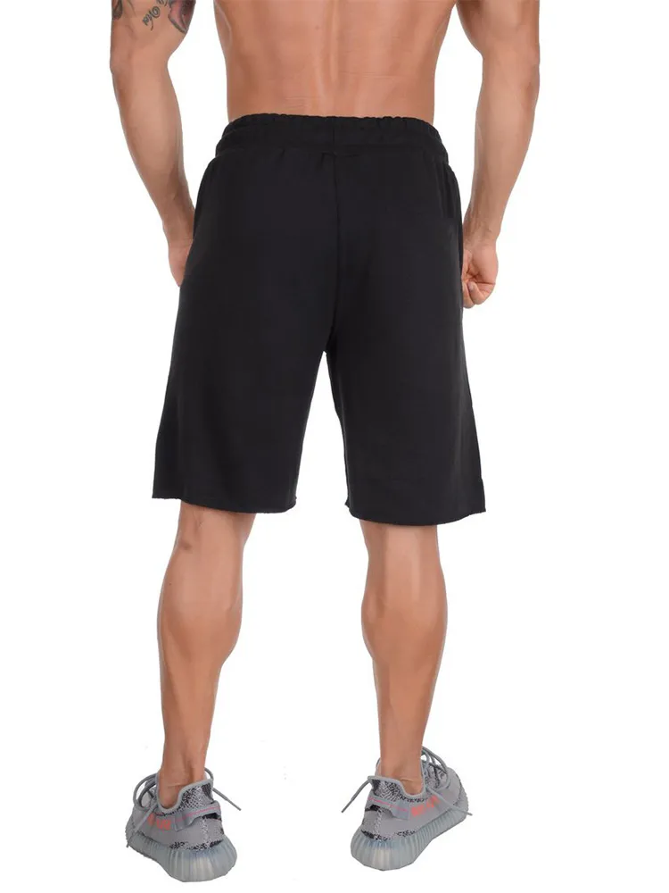 Pantaloncini da jogger in cotone casual da uomo Pantaloni sportivi sexy da uomo Fitness Bodybuilding Allenamento Moda sciolto