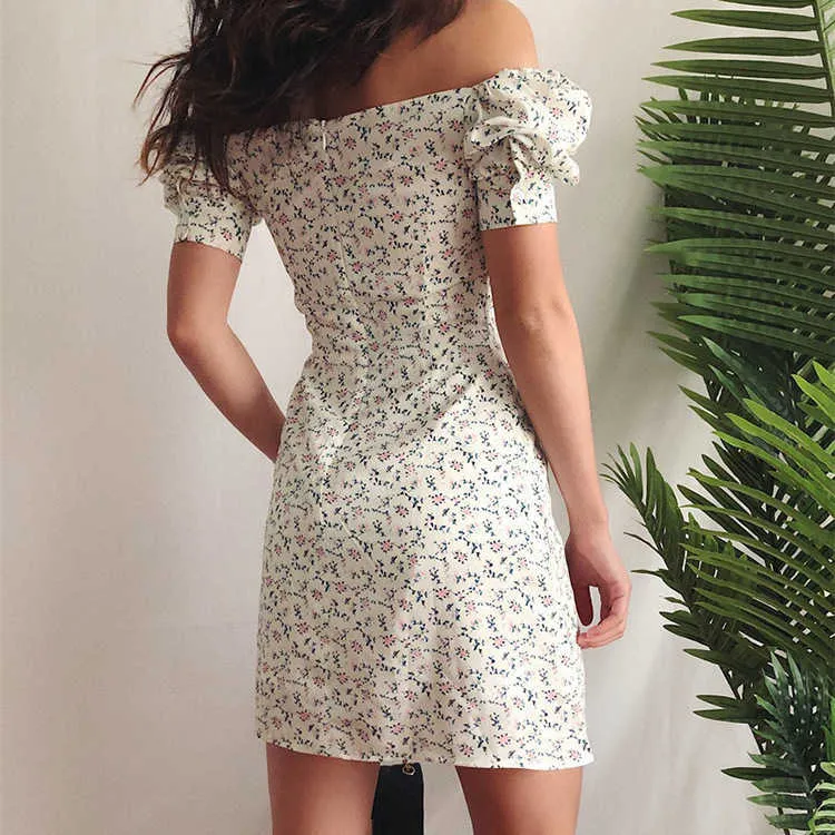 Traf Summer Cottagecore Dress Ropa de mujer Ladies Floral Light Boho Dress con flores Mujer Sukienka Toppies 21275 210712