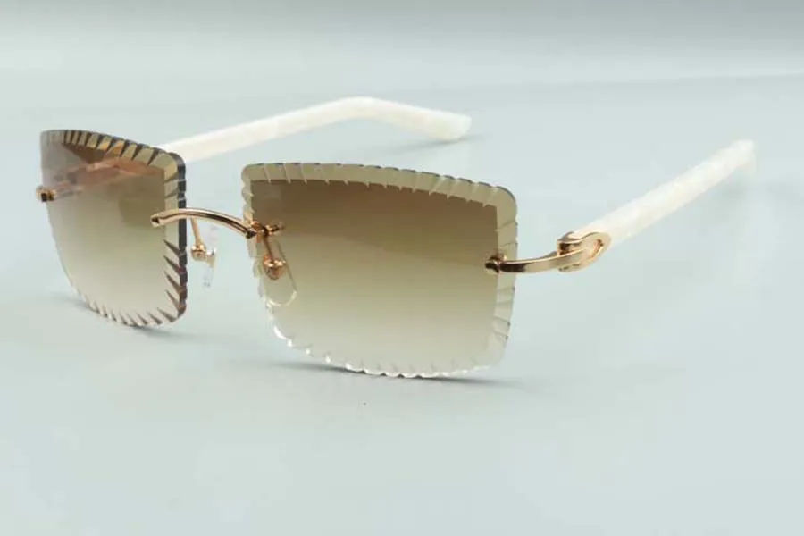 2021 Mais novo estilo - venda direta de óculos de sol com lentes de corte de alta qualidade 3524021 Templos astecas óculos tamanho 58-18-135 190n