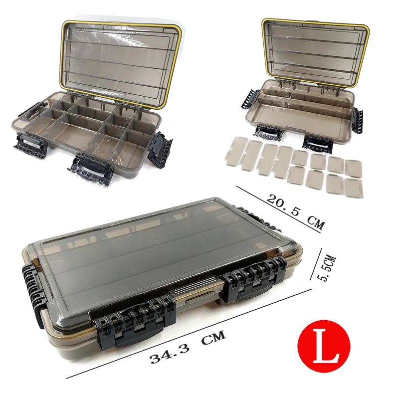 Largecapacity Watertproof Fishing Tackle Box Accessories Tool Storage Fish Hook Fake Bait Suppli 2202256751841